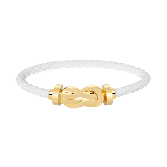[⭐Renara]CHANCE LARGE 8 FIGURE BUCKLE NO DIAMOND BRACELET GOLD