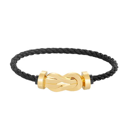 [⭐Renara]CHANCE LARGE 8 FIGURE BUCKLE NO DIAMOND BRACELET GOLD