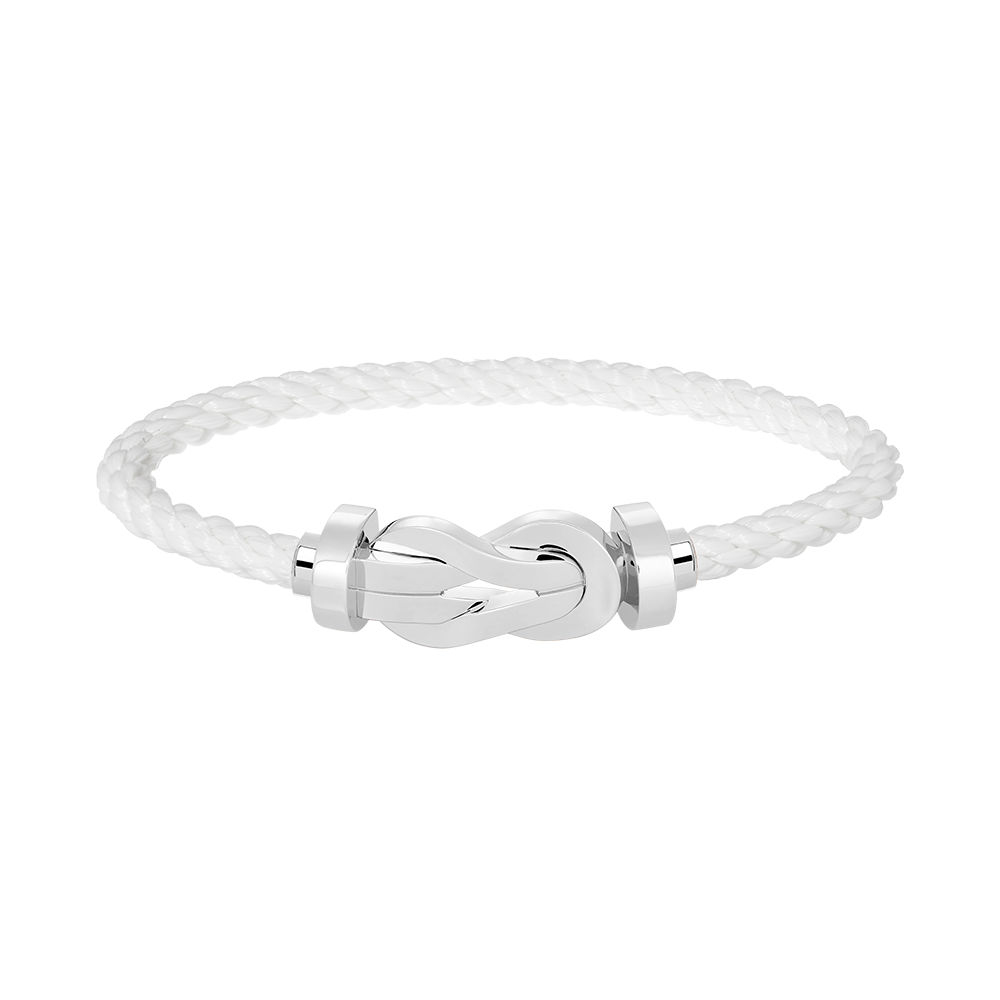 [⭐Renara]CHANCE LARGE 8 FIGURE BUCKLE NO DIAMOND BRACELET SILVER