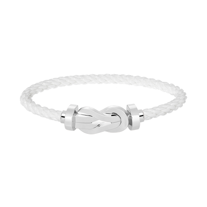 [⭐Renara]CHANCE LARGE 8 FIGURE BUCKLE NO DIAMOND BRACELET SILVER