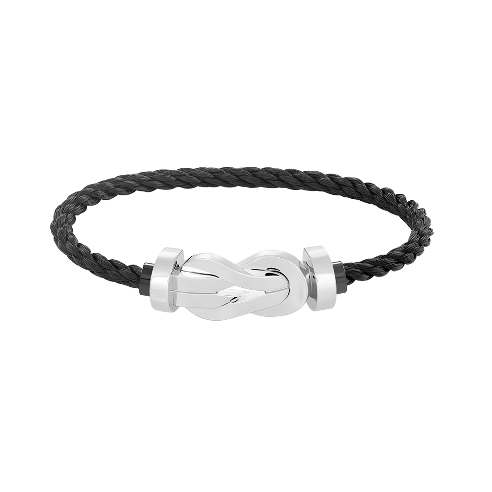 [⭐Renara]CHANCE LARGE 8 FIGURE BUCKLE NO DIAMOND BRACELET SILVER