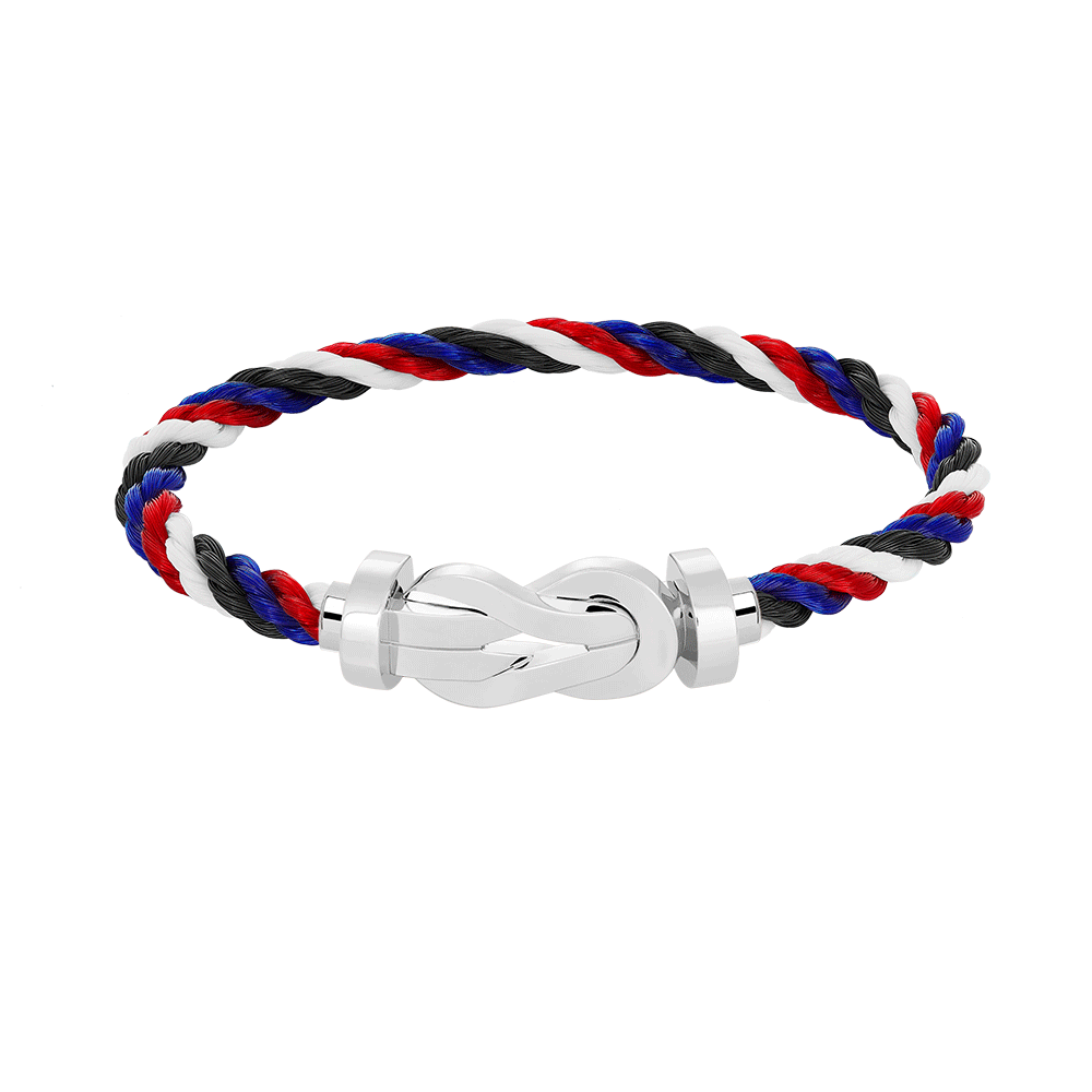 [⭐Renara]CHANCE LARGE 8 FIGURE BUCKLE NO DIAMOND BRACELET SILVER