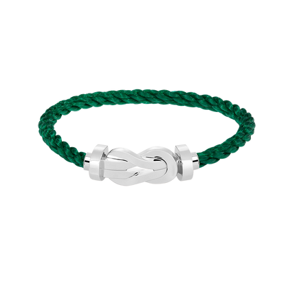 [⭐Renara]CHANCE LARGE 8 FIGURE BUCKLE NO DIAMOND BRACELET SILVER