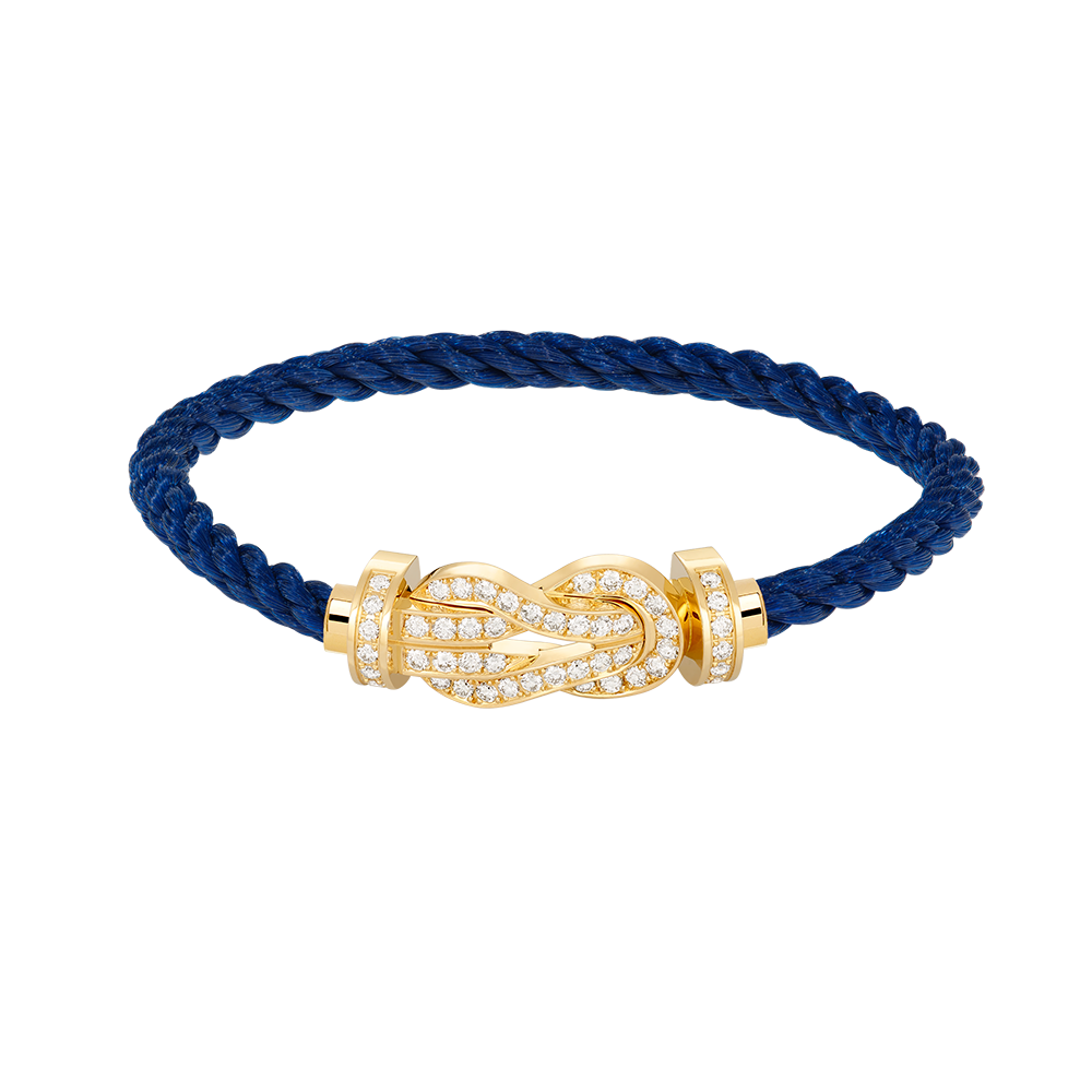 [⭐Renara]CHANCE LARGE 8 FIGURE BUCKLE FULLDIAMOND BRACELET GOLD
