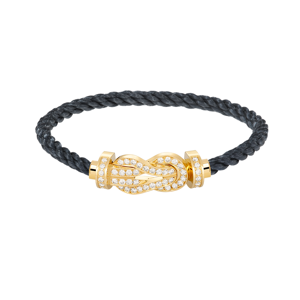 [⭐Renara]CHANCE LARGE 8 FIGURE BUCKLE FULLDIAMOND BRACELET GOLD