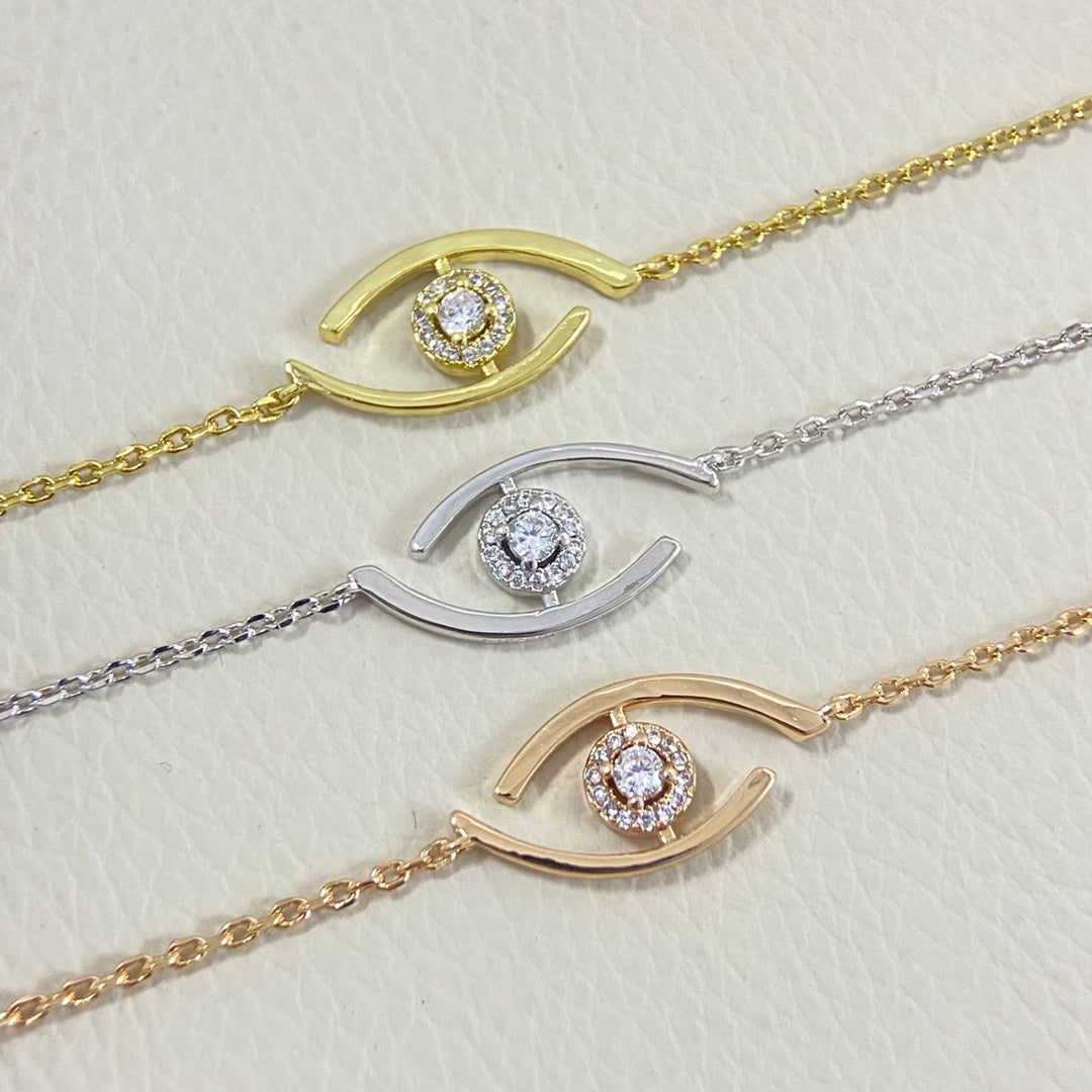 [⭐Renara]Demo Eye Pave-Set Diamond Bracelet