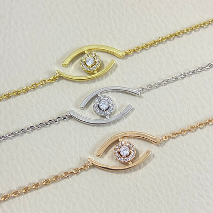 [⭐Renara]Demo Eye Pave-Set Diamond Bracelet