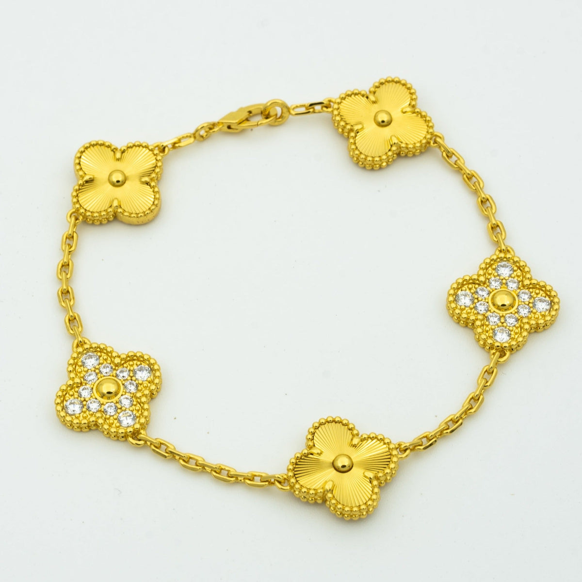 [⭐Renara] CLOVER 5 MOTIF LASER BRACELET COLLECTION
