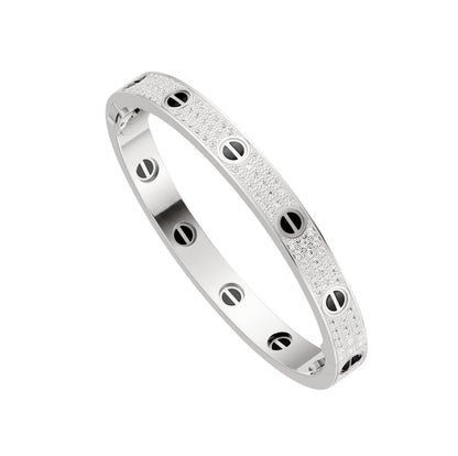 [⭐Renara]LOVE BRACELET 6.1MM DIAMOND-PAVED CERAMIC
