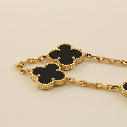 [⭐Renara] CLOVER 5 MOTIF ONYXS BRACELET COLLECTION
