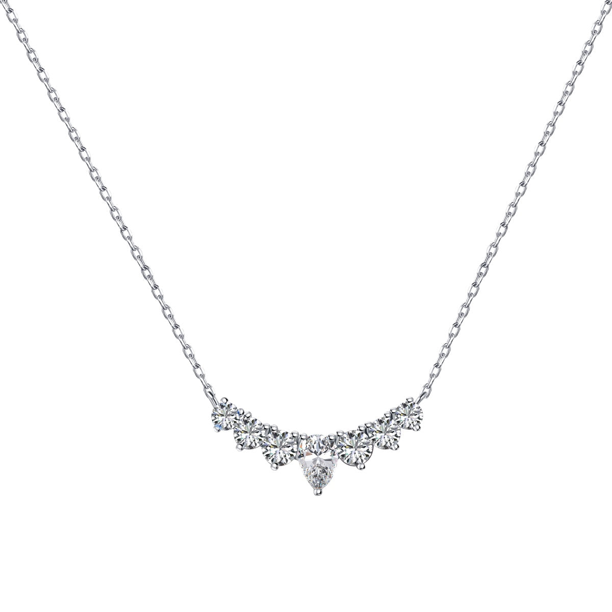 [Lucky Jewelry]Dainty Colorful Heart Necklace
