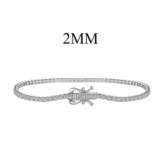 [Lucky Jewelry]Radiant Colorful Round Cut Party Bracelet