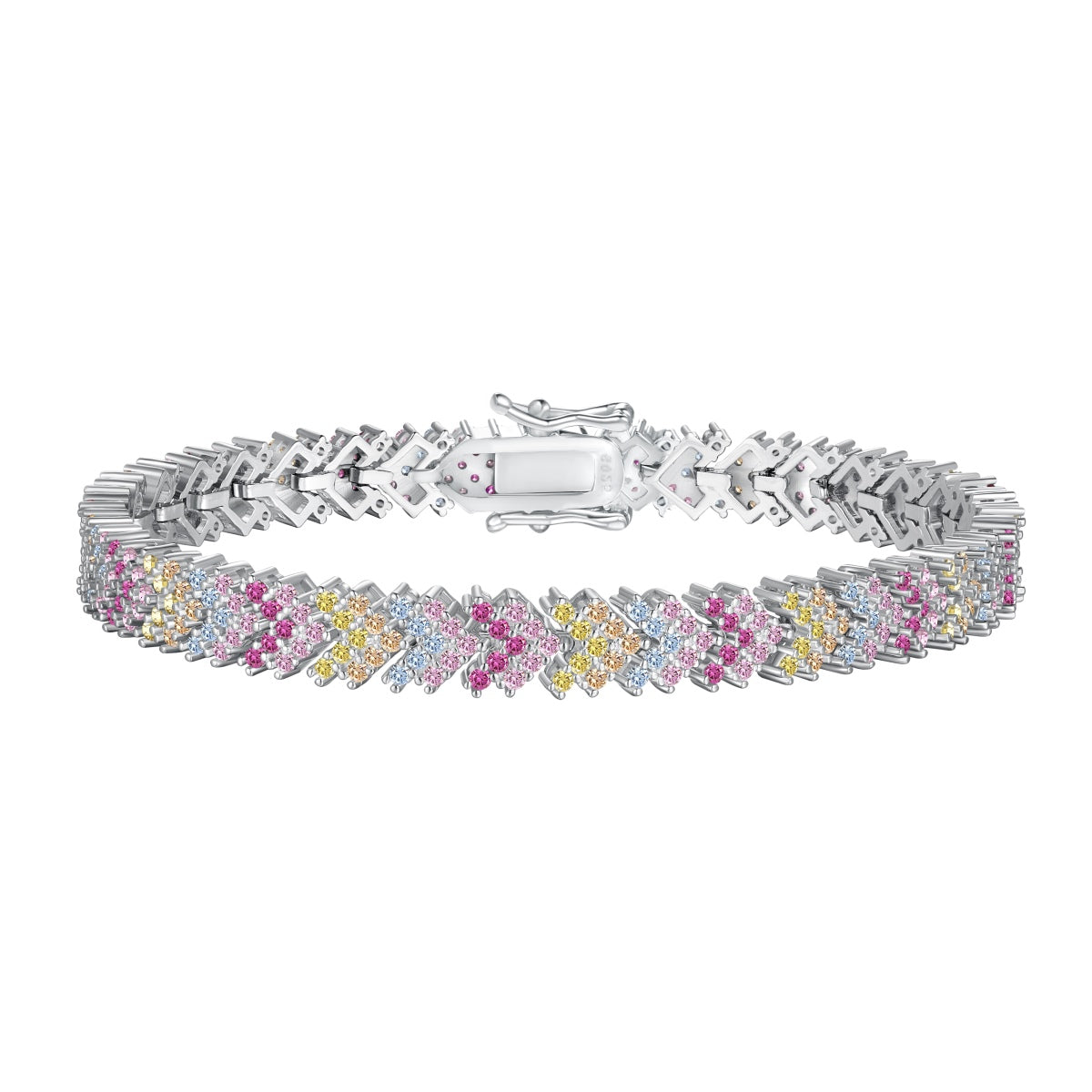 [Lucky Jewelry]Ornate Luckyling Round Cut Party Bracelet
