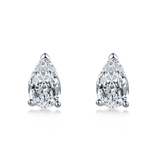 [Lucky Jewelry]Ornate Water Drop Shape Earrings
