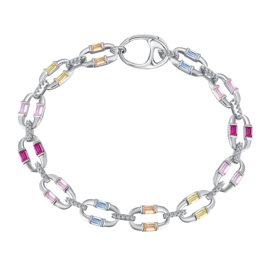 [Lucky Jewelry]Dazzling Colorful Daily Bracelet
