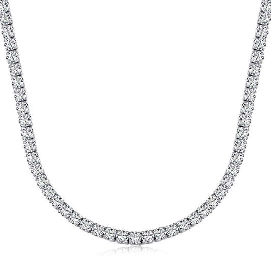[Lucky Jewelry]Elegant Tennis Chain Necklace
