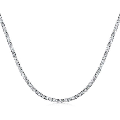 [Lucky Jewelry]Elegant Tennis Chain Necklace