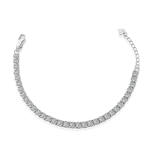 [Lucky Jewelry]Luckyling Radiant Princess Cut Tennis Bracelet