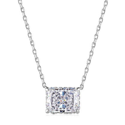 [Lucky Jewelry]Luxurious Square Shape Colorful Necalack