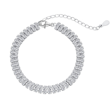 [Lucky Jewelry]Exquisite Emerald Cut Daily Bracelet