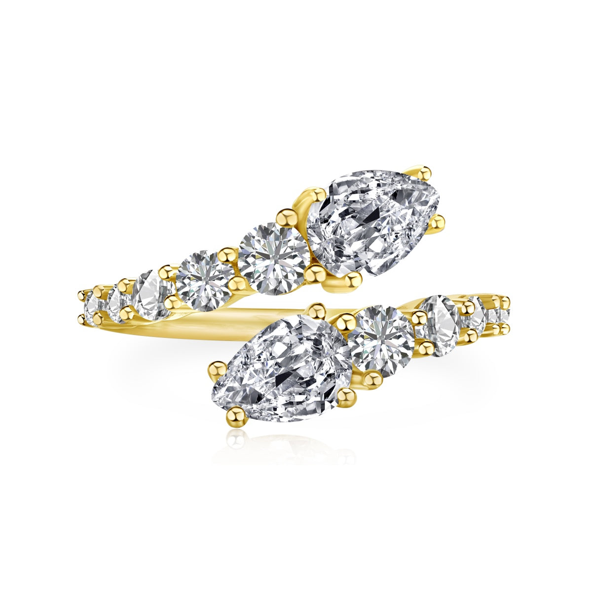 [Lucky Jewelry]Delicate Lively Snake Shape Daily Ring