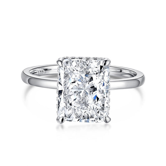 [Lucky Jewelry]4.0 Carat Ornate Enchanting Radiand Cut Banquet Ring