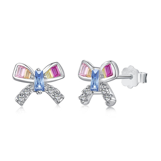 [Lucky Jewelry]Ornate Butterfly Shape Daily Earrings