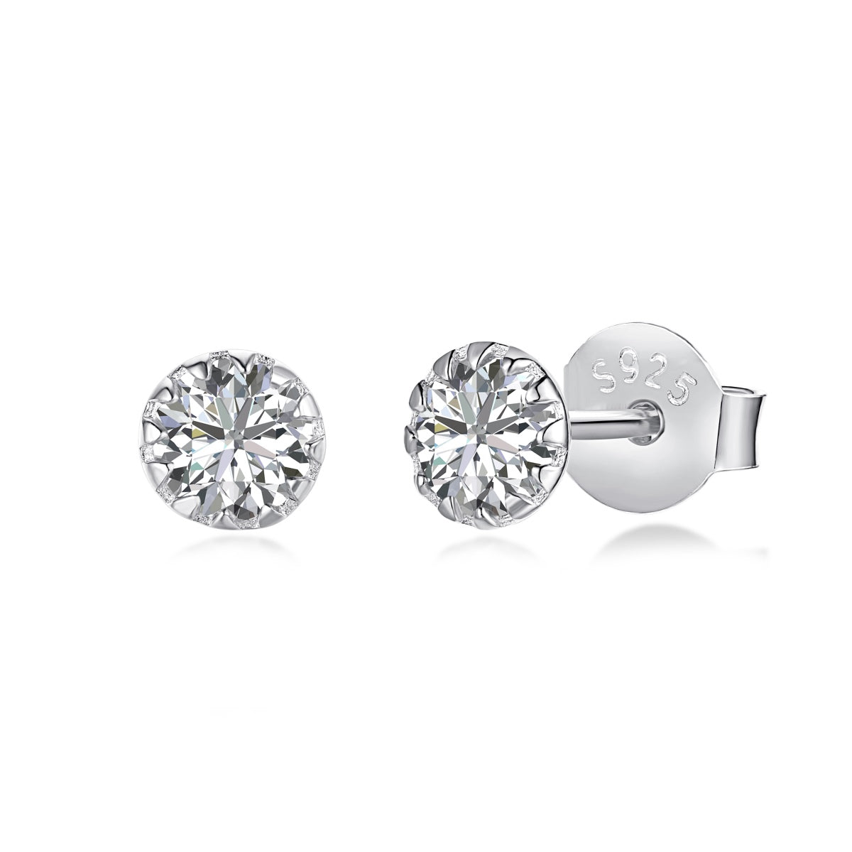 [Lucky Jewelry]Luckyling Colorful Round Shape Earrings