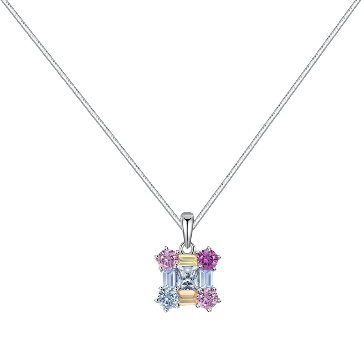 [Lucky Jewelry]Gorgeous Multi Colorful Necklace