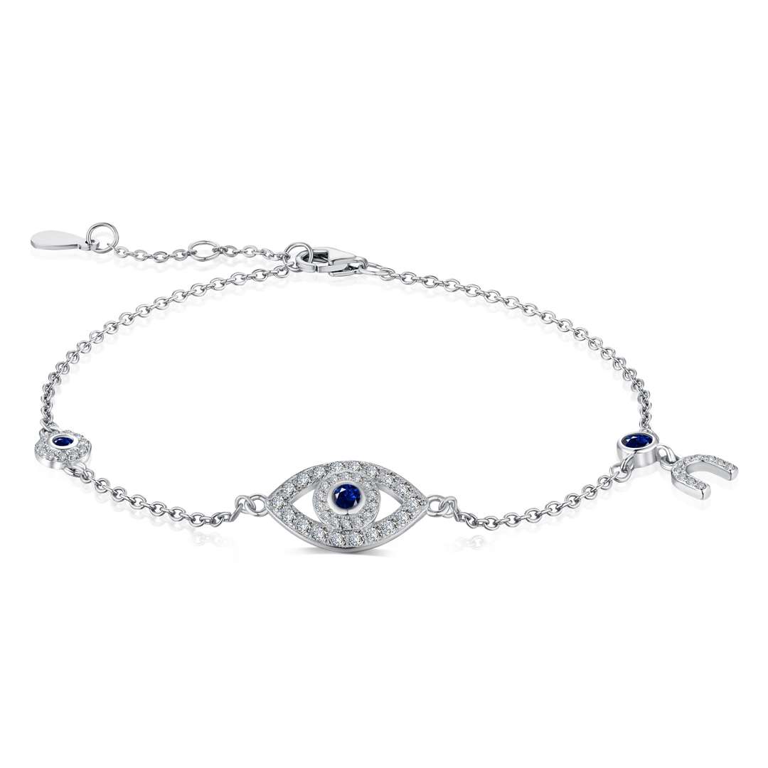 [Lucky Jewelry]Dainty Eye Shape Necklace