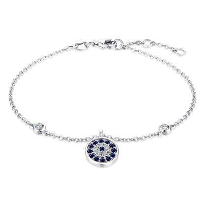 [Lucky Jewelry]Devil's Eye Round Shape Bracelet