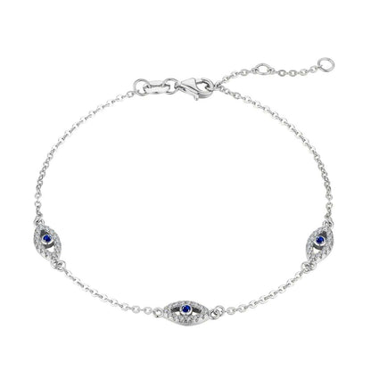 [Lucky Jewelry]Evil Eye Shape Pendent Necklace