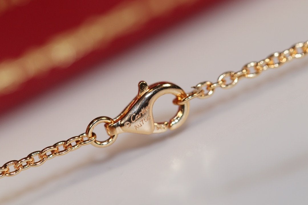 [⭐Renara]LOVE NECKLACE PINK GOLD AND SILVER