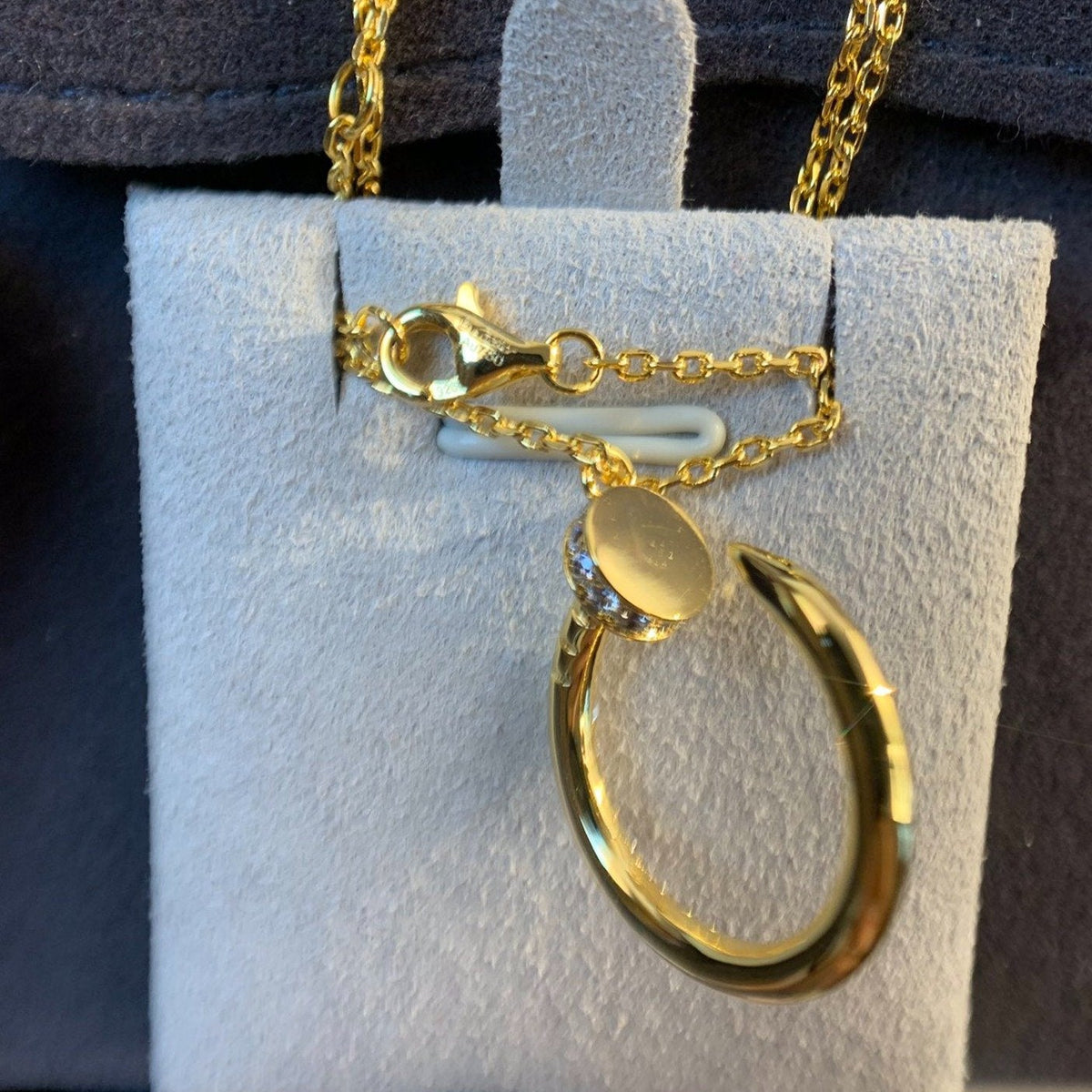 [⭐Renara]JUSTE NECKLACE GOLD DIAMONDS