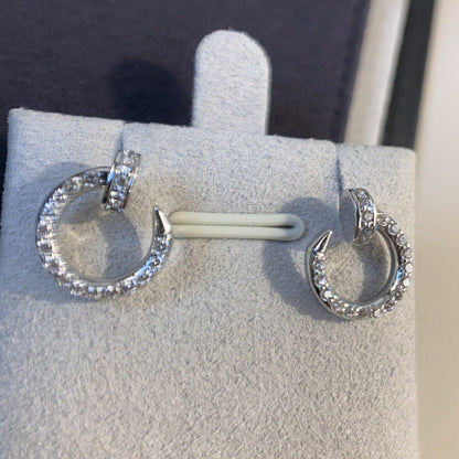 [⭐Renara]JUSTE EARRINGS SILVER DIAMONDS