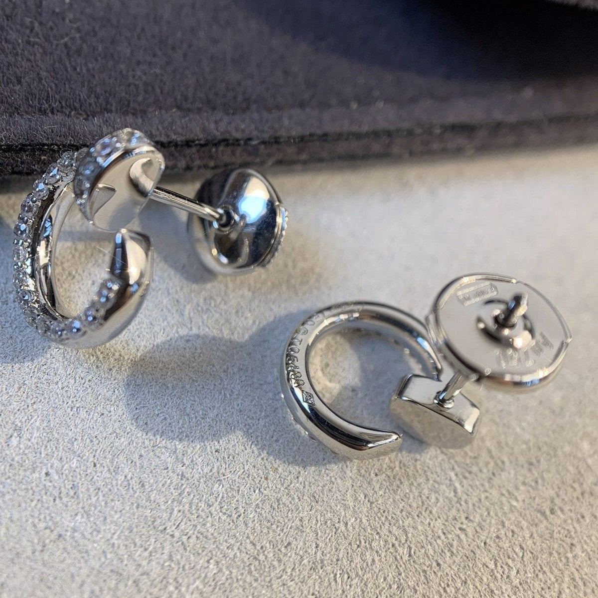 [⭐Renara]JUSTE EARRINGS SILVER DIAMONDS