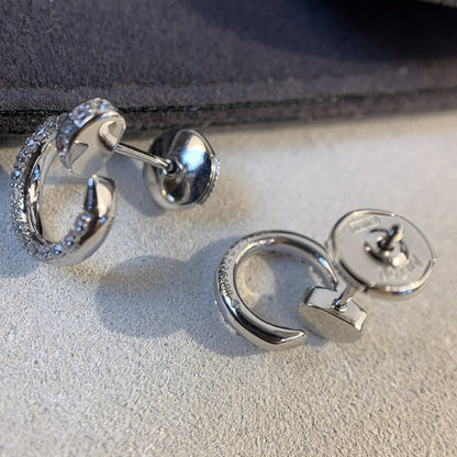 [⭐Renara]JUSTE EARRINGS SILVER DIAMONDS