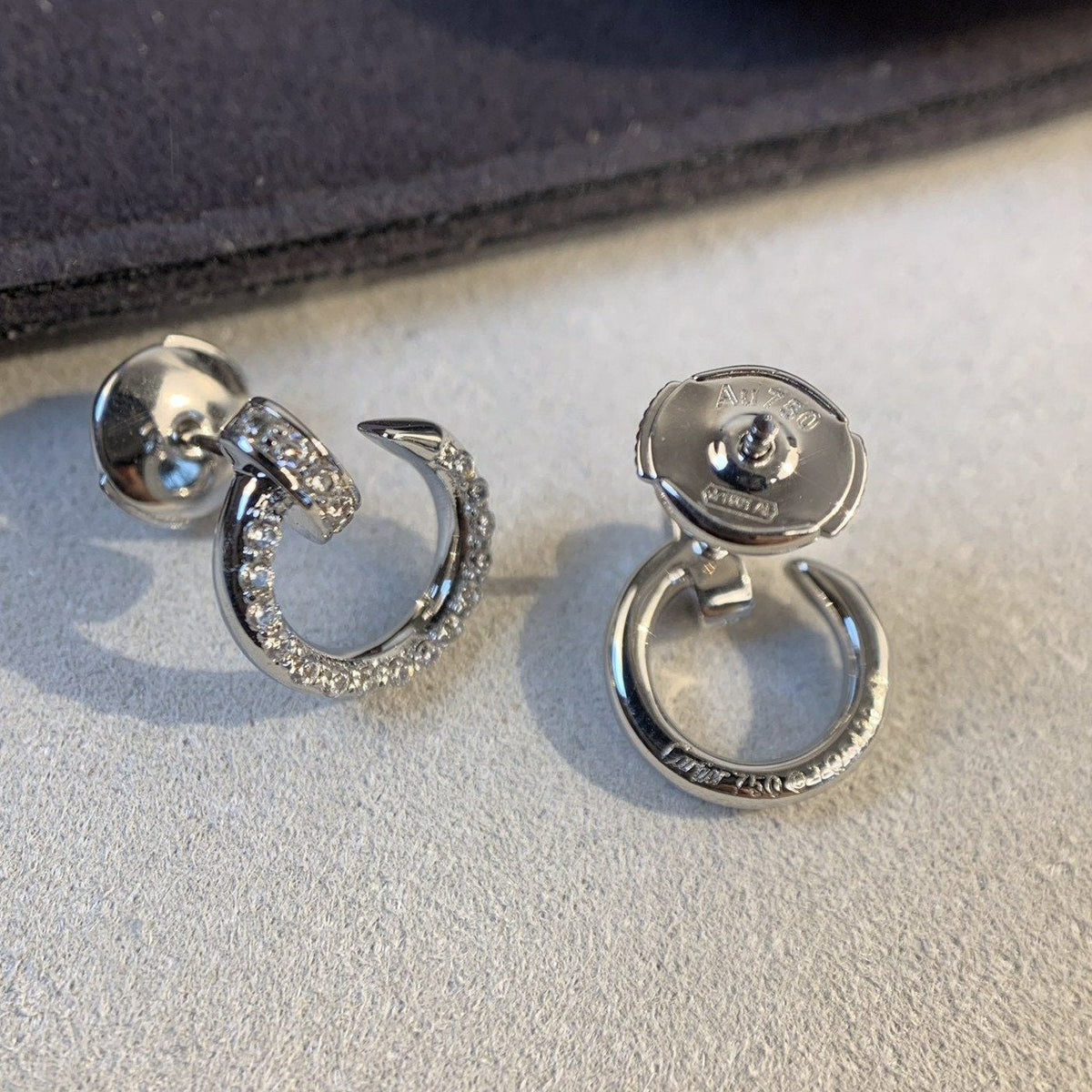 [⭐Renara]JUSTE EARRINGS SILVER DIAMONDS