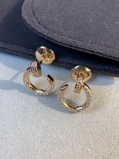 [⭐Renara]JUSTE EARRINGS GOLD DIAMONDS