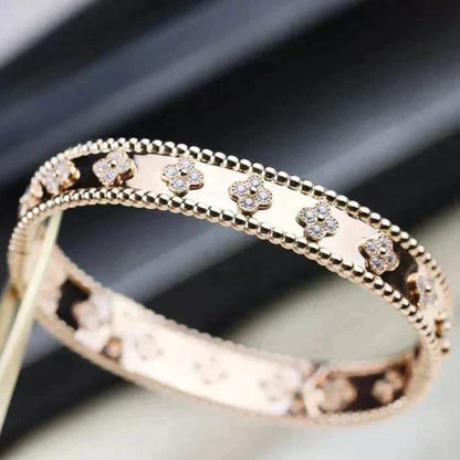 [⭐Renara]CLOVER BRACELET 8MM DIAMONDS