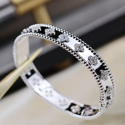 [⭐Renara]CLOVER BRACELET 8MM DIAMONDS
