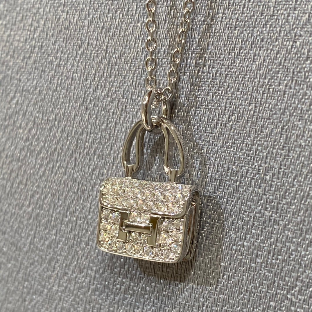[⭐Renara]CONSTANCE PEDANT DIAMOND NECKLACE