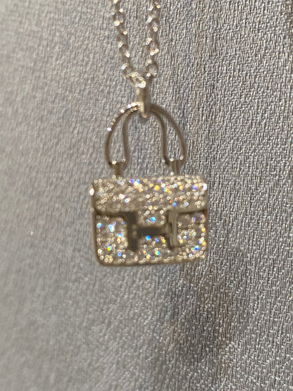 [⭐Renara]CONSTANCE PEDANT DIAMOND NECKLACE