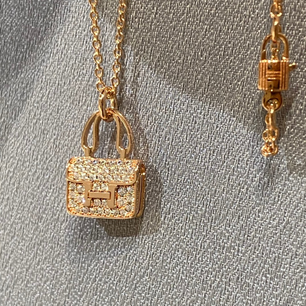 [⭐Renara]CONSTANCE PEDANT DIAMOND NECKLACE