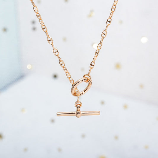 [⭐Renara]ECHAPPEE NECKLACE PINK GOLD