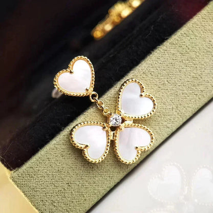 [⭐Renara]CLOVER SWEET WHITE MOP EARRINGS