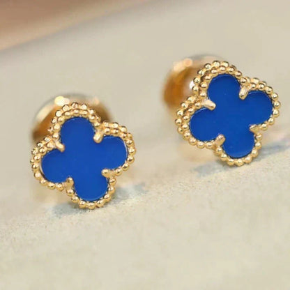 [⭐Renara]CLOVER MINI 9.5MM TURQUOISE EARRINGS