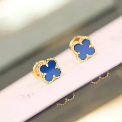 [⭐Renara]CLOVER MINI 9.5MM TURQUOISE EARRINGS