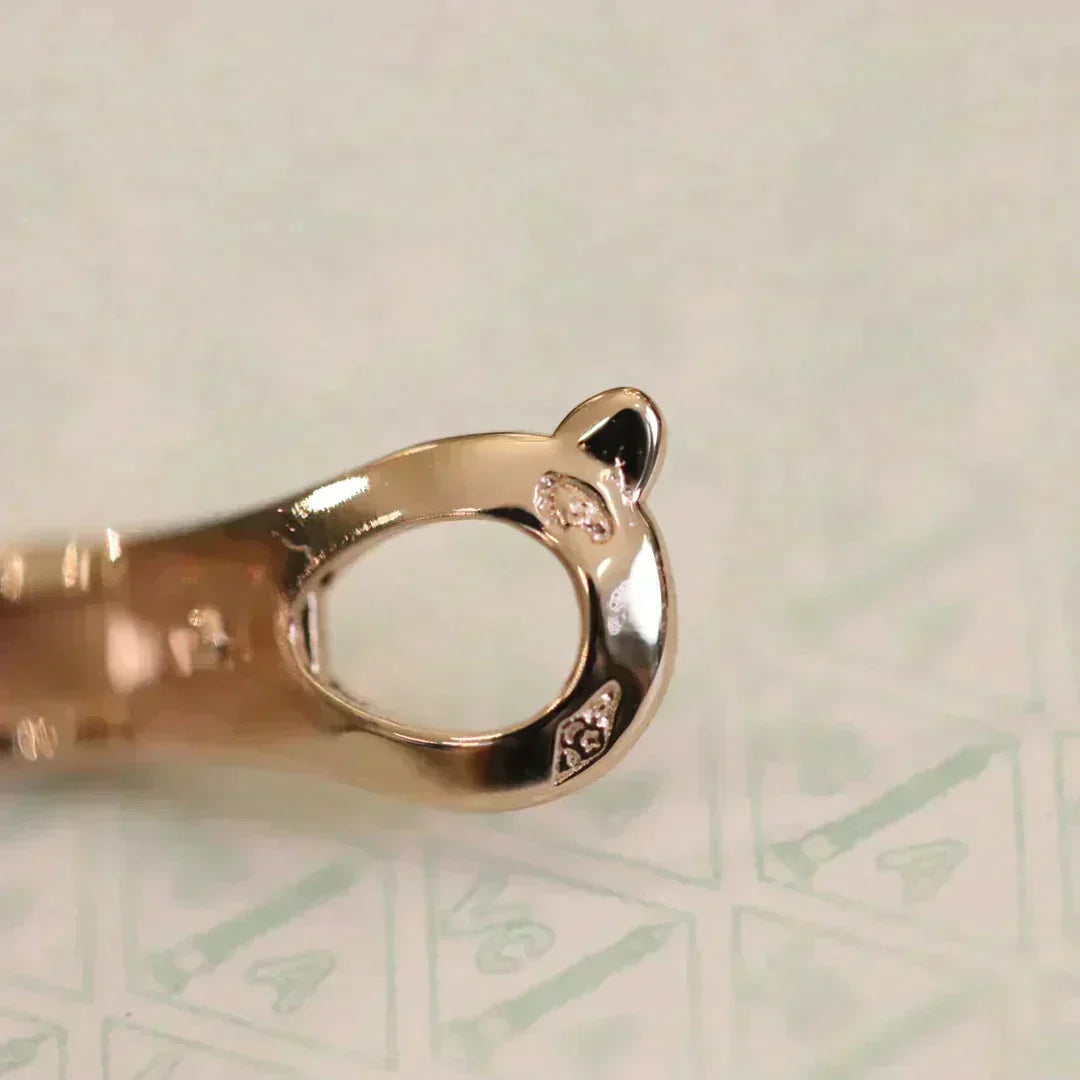 [⭐Renara]CLOVER MEDIUM 1 MOTIFS FUll DIAMOND EARRINGS