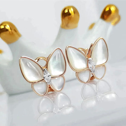 [⭐Renara]BUTTERFLY MOP DIAMOND EARRINGS